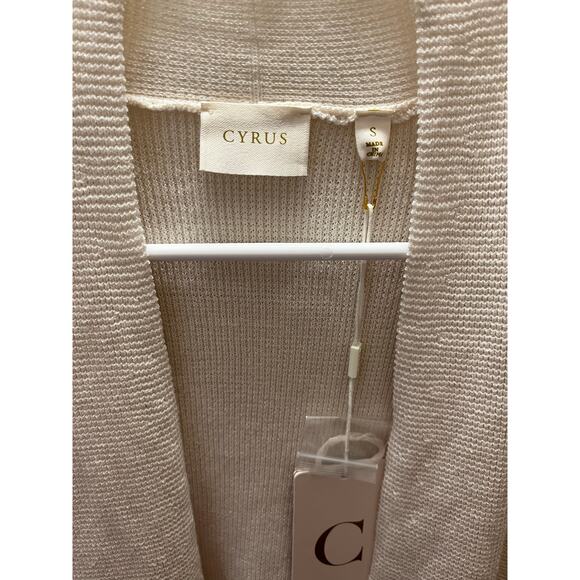 NWT Cyrus Open Front Cardigan Size Small Soft Lightweight Knit Layering Sweater - Picture 4 of 7
